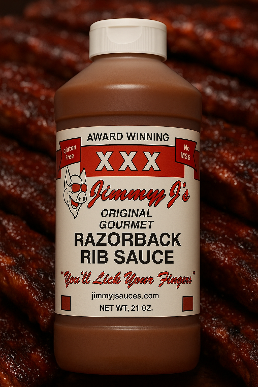 Jimmy J's XXX Award Winning Razorback Rib Sauce