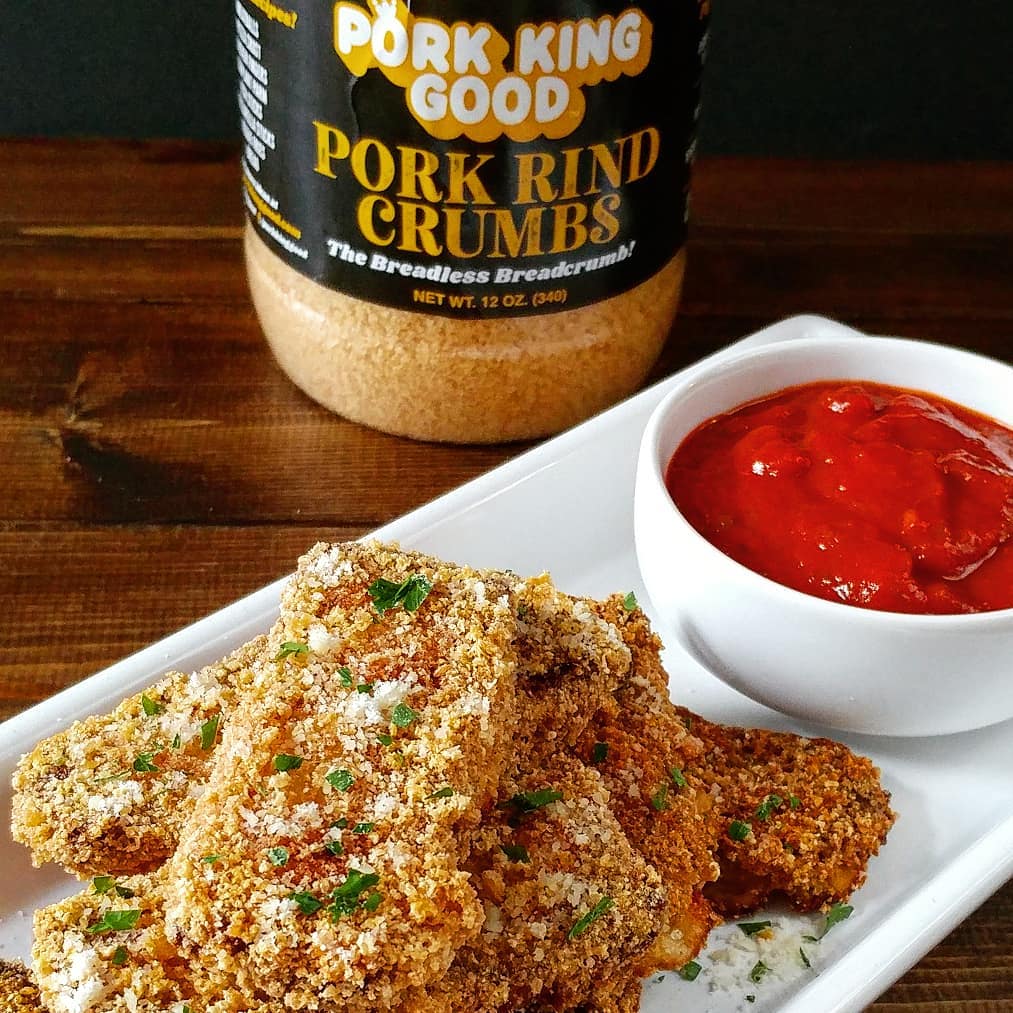 Pork King Good Pork Rind Crumbs - Original Flavor - Pork King Good
