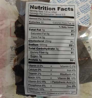 Carolina Reaper Beef Jerky