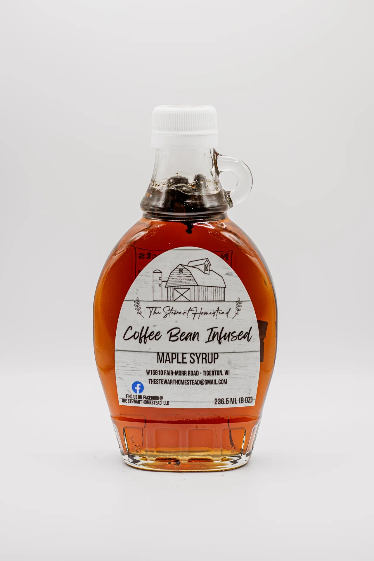 Coffee Bean Infused Maple Syrup 8oz