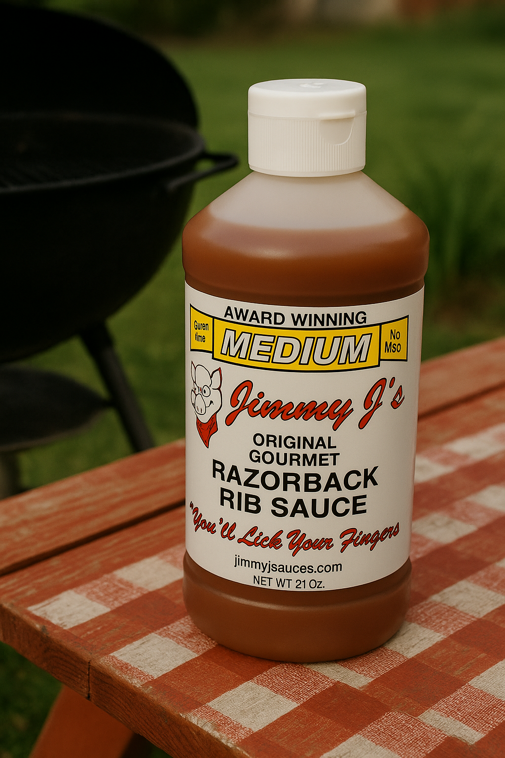 Jimmy J's Medium Razorback Rib Sauce