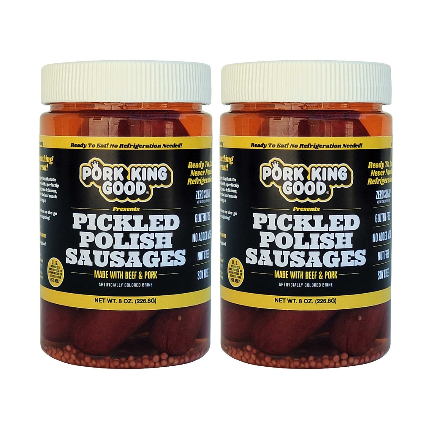 Pork King Good Pickled Polish Sausages 2 Pack