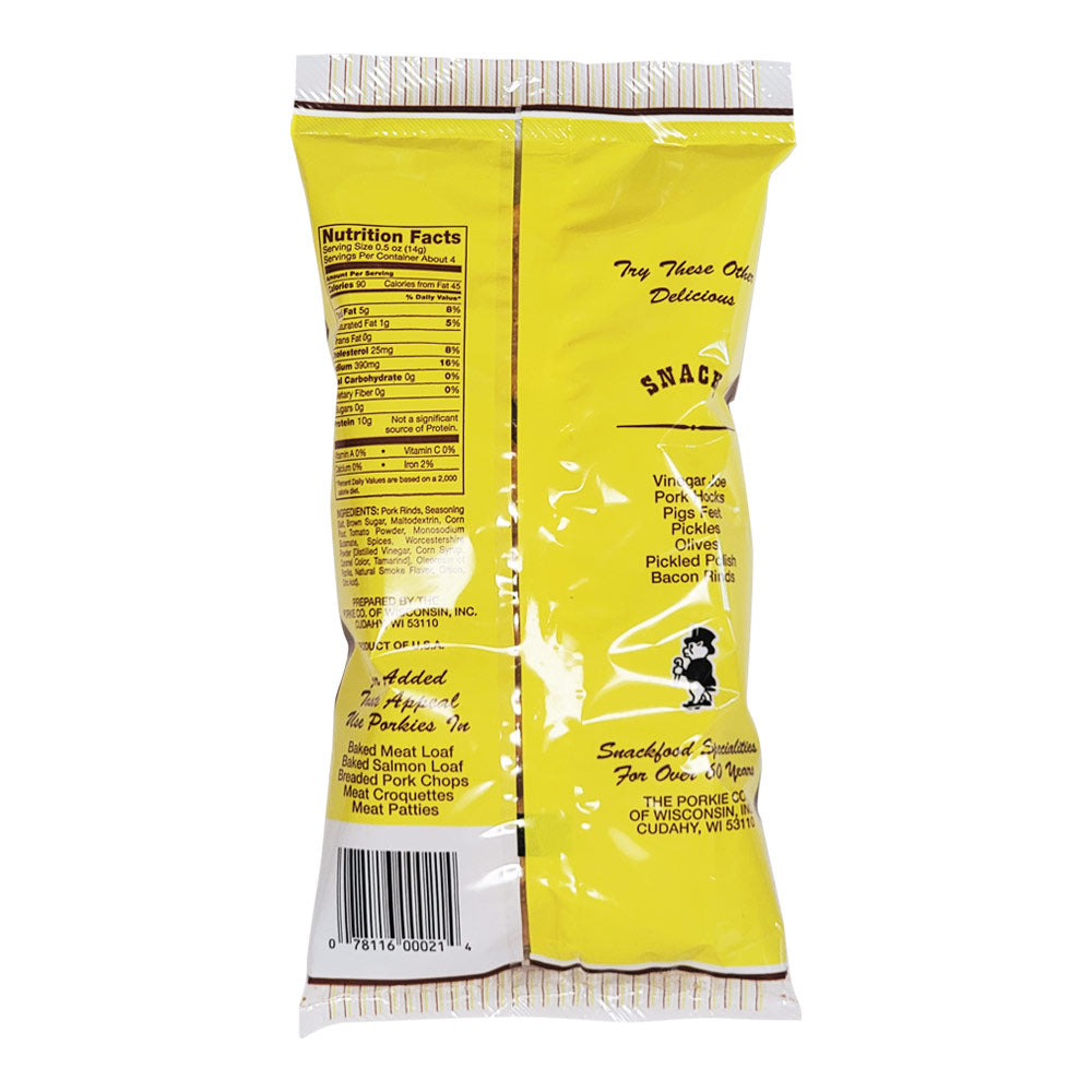 Porkie's Barbeque Flavored Pork Rinds - 1.75oz