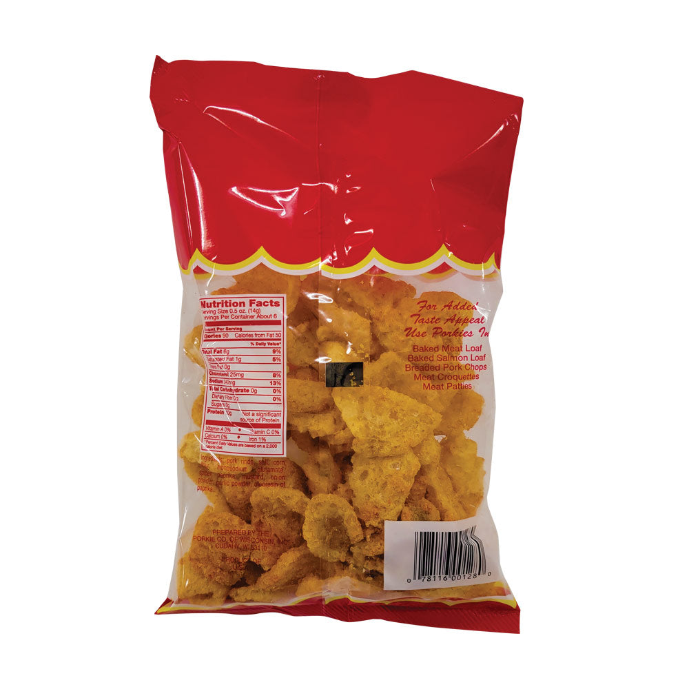 Porkie's Hot Flavored Pork Rinds - 1.75oz