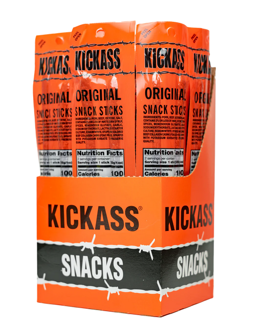 KICKASS ORIGINAL TWIN PACK SNACK STICKS- 16 COUNT