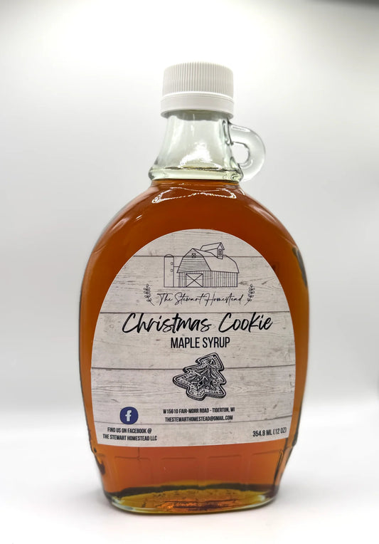 Christmas Cookie Infused Maple Syrup-12oz