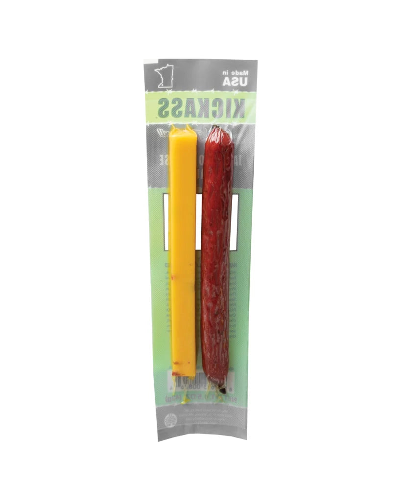 KICKASS JALAPENO CHEESE & SAUSAGE SNACK STICKS 21 COUNT