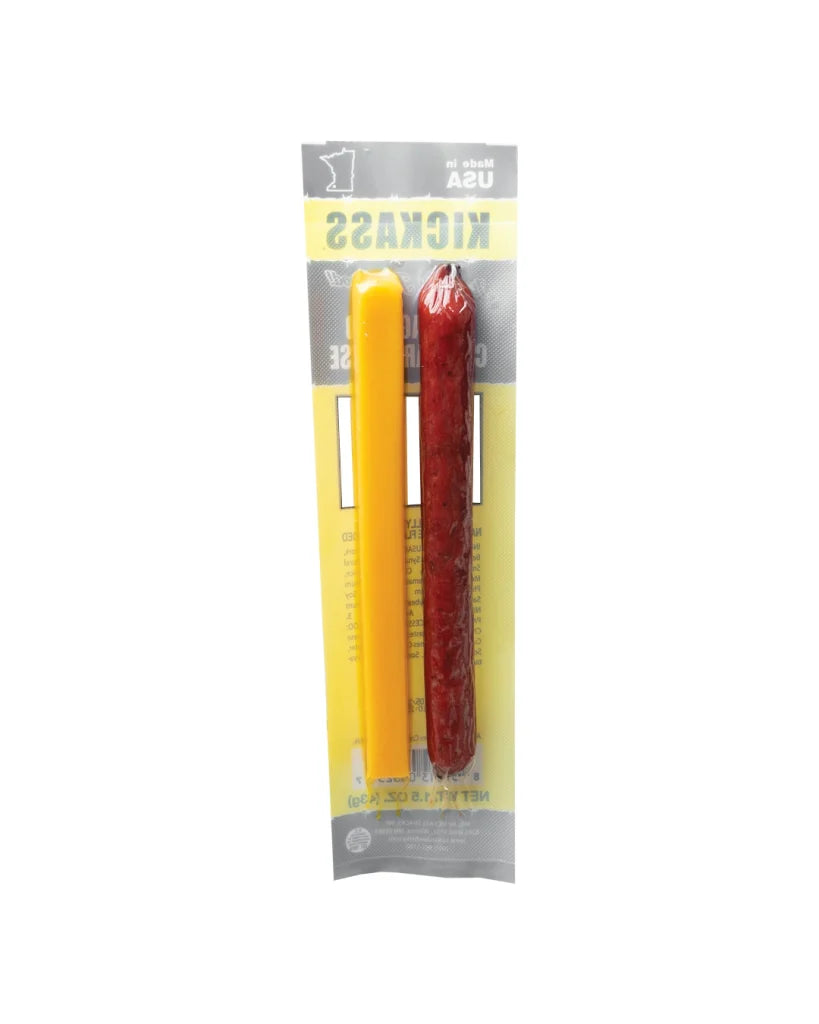 KICKASS SAUSAGE AND CHEDDAR SNACK STICKS-21 COUNT