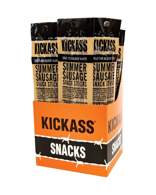 KICKASS SUMMER SAUSAGE TWIN PACK SNACK STICKS-16 COUNT