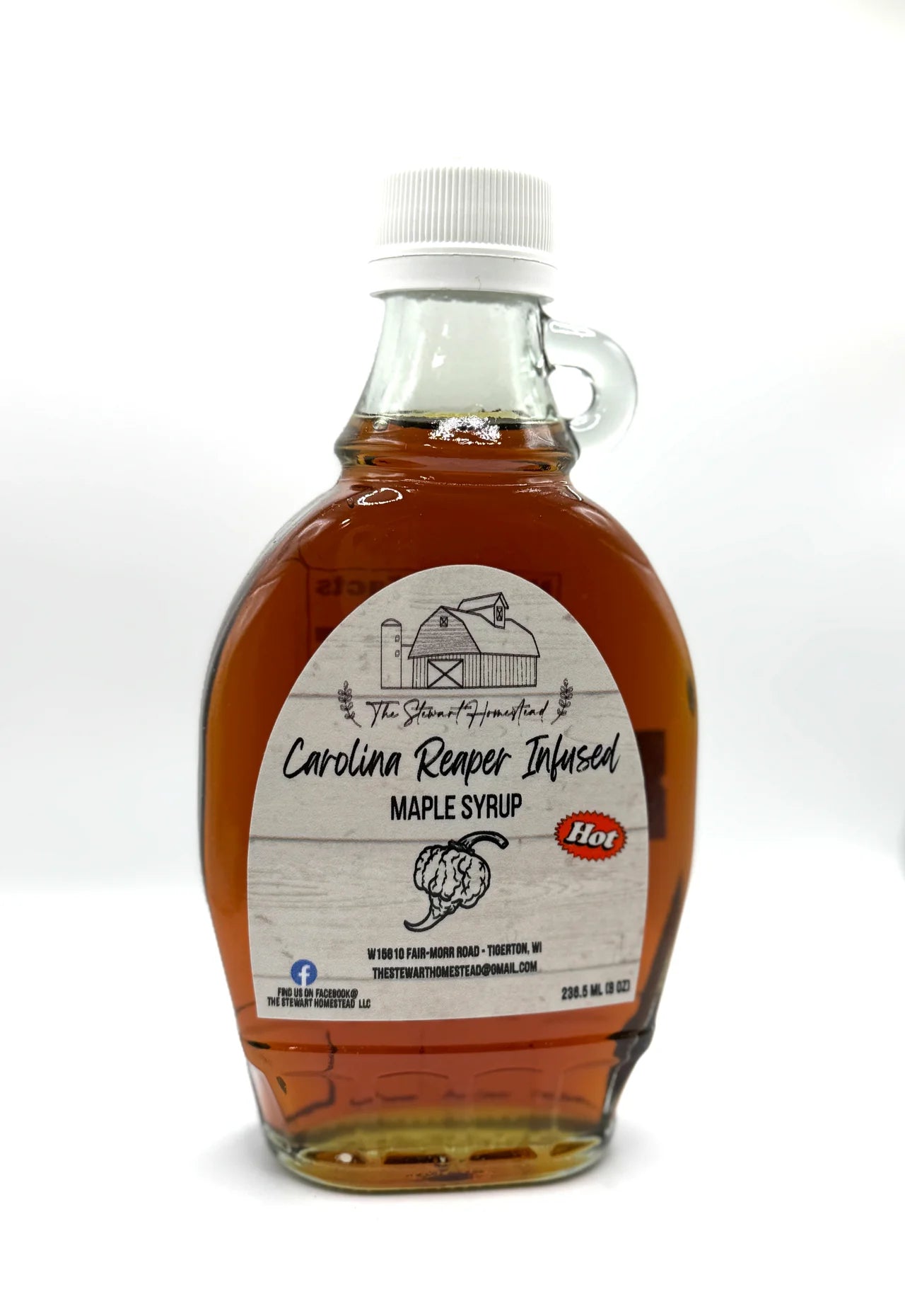 Carolina Reaper Infused Maple Syrup 8oz